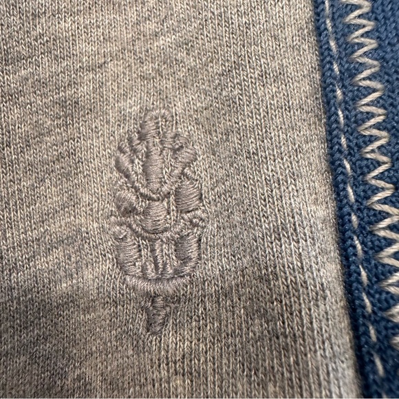 Free People Get Set Track Romper gray blue side straps & snaps size Small - Picture 5 of 14